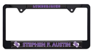 Stephen F. Austin Lumberjacks Black 2026 License Plate Frame