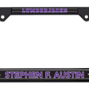 Stephen F. Austin Lumberjacks Black 2026 License Plate Frame