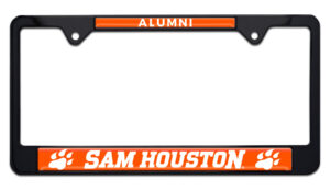 Sam Houston State Alumni Black Standard 2026 License Plate Frame