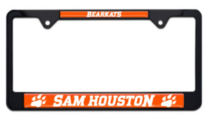 Sam Houston State Black 2026 License Plate Frame