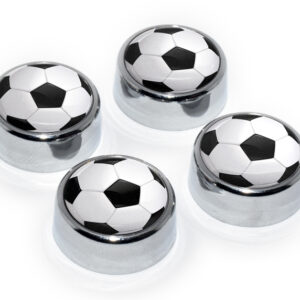 Soccer Ball 2026 License Plate Frame Screw Caps