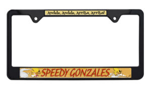 Speedy Gonzales Black 2026 License Plate Frame