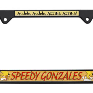 Speedy Gonzales Black 2026 License Plate Frame