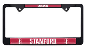 Stanford University Cardinals Black 2026 License Plate Frame