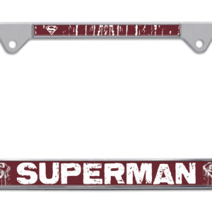 Superman Distressed 2026 License Plate Frame