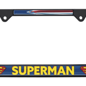 Superman Fly Black 2026 License Plate Frame