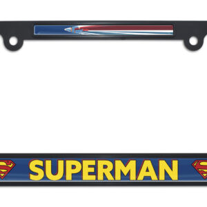 Superman Fly Black 2026 License Plate Frame