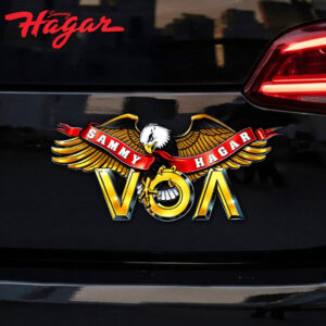 Sammy Hagar Car Name Badge Emblem Version 2