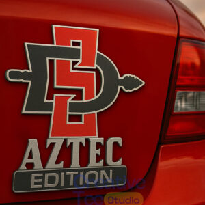 San Diego State Aztecs Car Name Badge Emblem