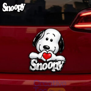 Snoopy Car Name Badge Emblem Version 1