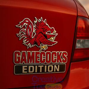 South Carolina Gamecocks Car Name Badge Emblem