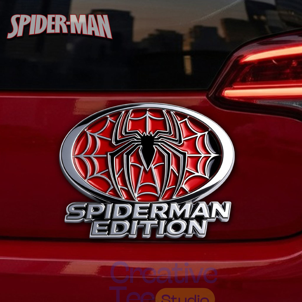 Unique Spider-Man Car Name Badge Emblem Version 3 1 Spider-Man Car Name Badge Emblem Version 3
