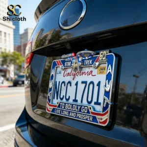 Star Trek 60th Anniversary NCC-1701 2026 License Plate Frame