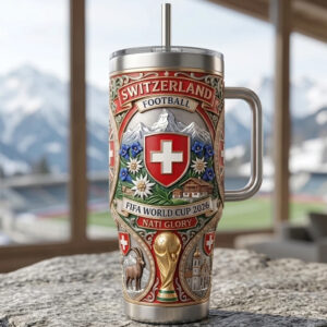 Switzerland National Football Team Global Soccer Event 2026 Tumbler