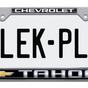 Tahoe Chevy Standard 2026 License Plate Frame