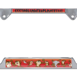 Tasmanian Devil Open Corners 2026 License Plate Frame