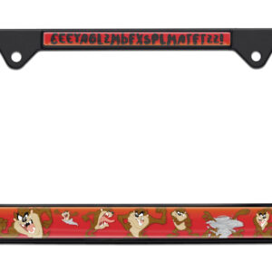 Tasmanian Devil Black 2026 License Plate Frame