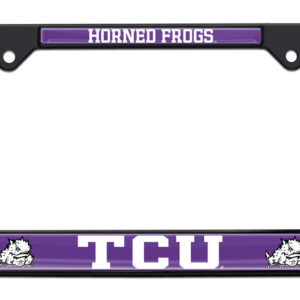 TCU Horned Frog Black 2026 License Plate Frame