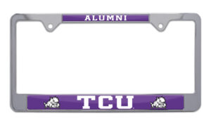 TCU Alumni 2026 License Plate Frame