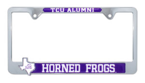 TCU Alumni 2026 License Plate Frame