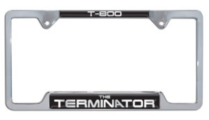 Terminator T-800 Shiny Open Corners 2026 License Plate Frame
