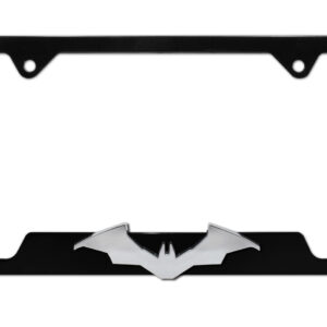 The Batman Movie Black Open Corners 2026 License Plate Frame