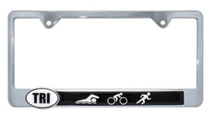 Triathlon 2026 License Plate Frame