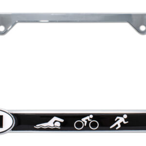 Triathlon 2026 License Plate Frame