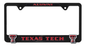 Texas Tech Alumni Black 2026 License Plate Frame