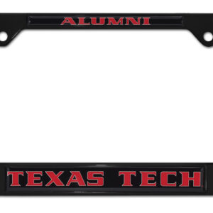 Texas Tech Alumni Black 2026 License Plate Frame