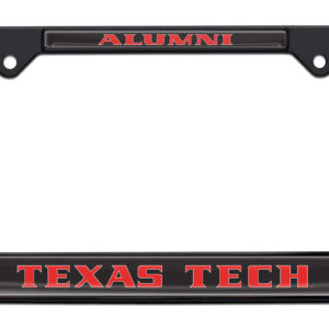Texas Tech Alumni Black 2026 License Plate Frame