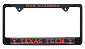 Texas Tech Red Raiders Black 2026 License Plate Frame