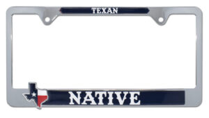 Texas Native 2026 License Plate Frame