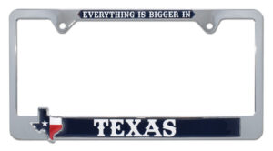 Bigger in Texas 2026 License Plate Frame
