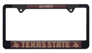 Texas State Alumni Black 2026 License Plate Frame