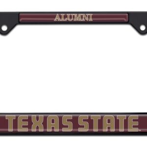 Texas State Alumni Black 2026 License Plate Frame