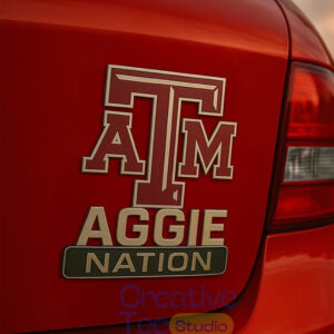 Texas A&amp;M Aggies Car Name Badge Emblem