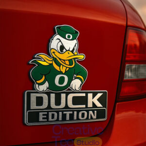 The Duck Oregon Ducks Car Name Badge Emblem