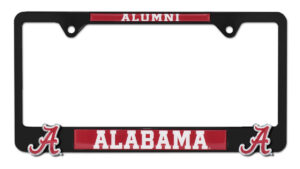 Alabama Alumni Black 2026 License Plate Frame