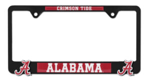 Alabama Crimson Tide Black 2026 License Plate Frame