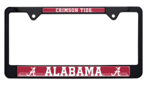 University of Alabama Crimson Tide Black 2026 License Plate Frame