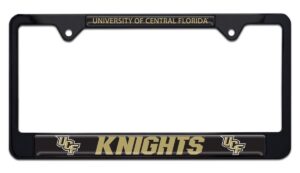 University of Central Florida Knights Black 2026 License Plate Frame