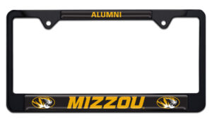Mizzou Alumni Black 2026 License Plate Frame