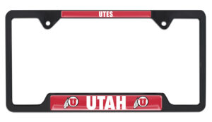 Utah Utes Black 2026 License Plate Frame