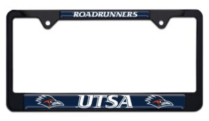 UT San Antonio Roadrunners Black 2026 License Plate Frame
