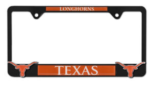 Texas Longhorns Black 2026 License Plate Frame