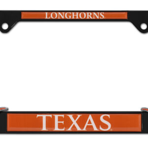 Texas Longhorns Black 2026 License Plate Frame