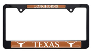 University of Texas Longhorn Black 2026 License Plate Frame