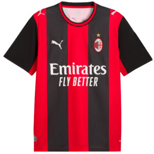 Unisex AC Milan 2026-2027 Home Match Soccer Jersey for Soccer Fans