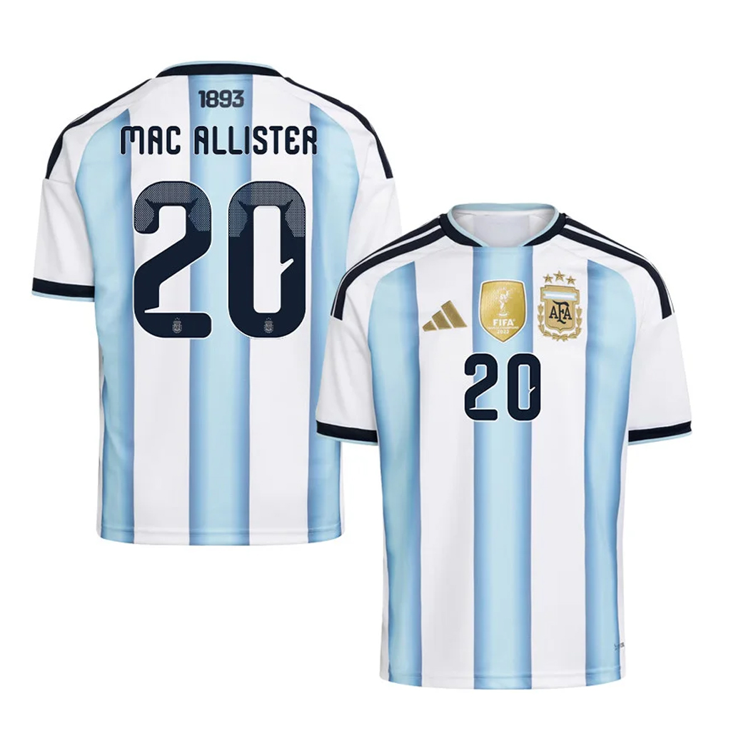 Unisex Alexis Mac Allister Argentina National Team 2026 Home Stadium Soccer Jersey for Soccer Fans 1 Unisex Alexis Mac Allister Argentina National Team 2026 Home Stadium Soccer Jersey for Soccer Fans